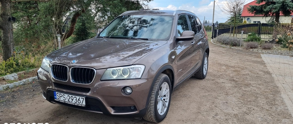 BMW X3 cena 57900 przebieg: 264000, rok produkcji 2012 z Pszczyna małe 92
